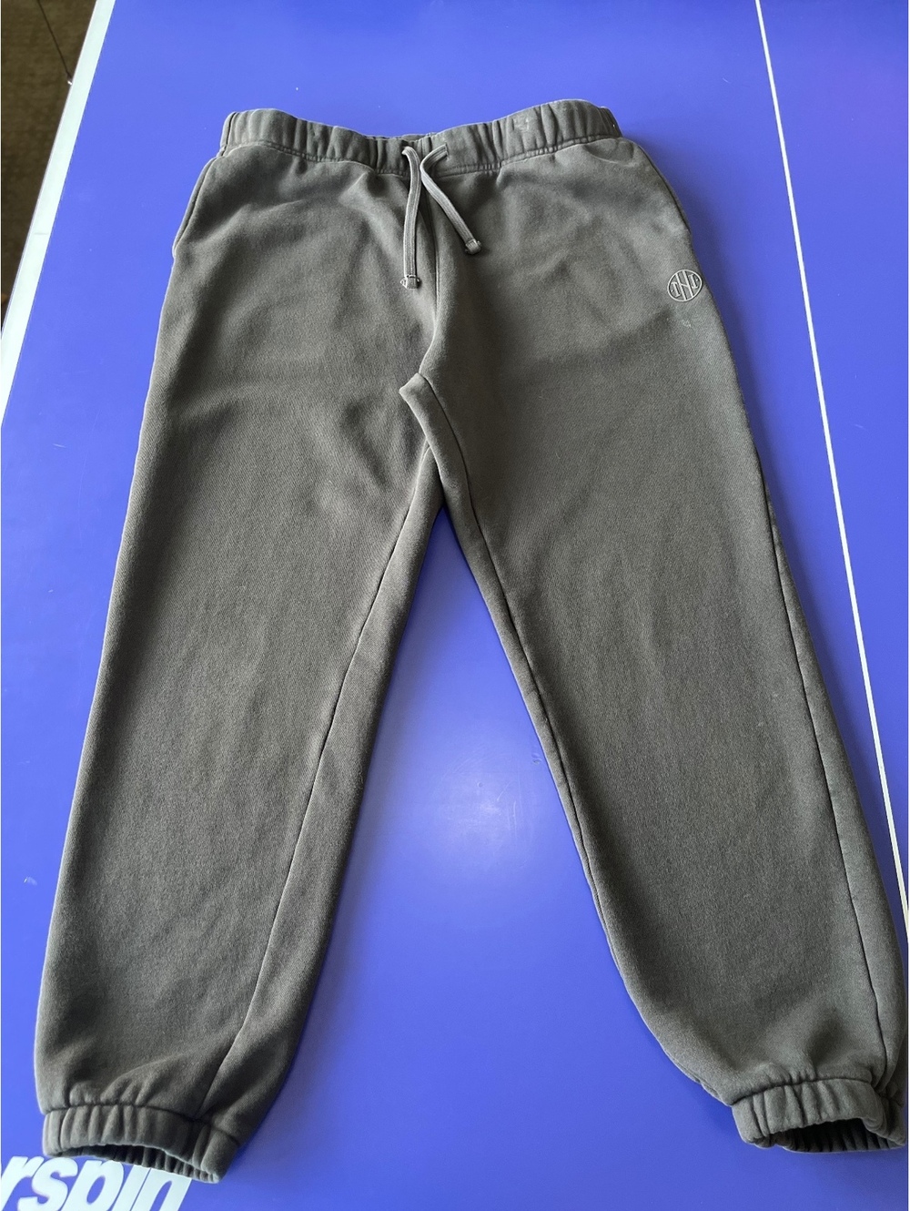 Ninth Hall Casual Faded Black Relaxed Sweatpants w Drawstring Waist Men’s M